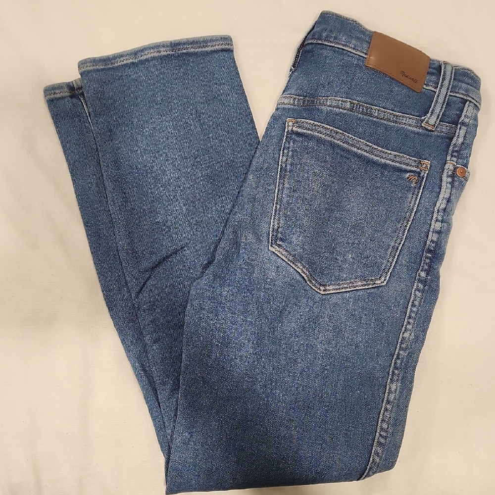 Madewell Stovepipe Blue Denim Jeans 27